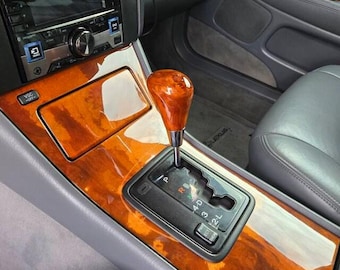 Pommeau de levier de vitesse fait main pour Lexus en loupe d&#39;érable : filetage 8 x 1,25