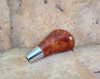 Lexus Light Brown Burl Wood Shift Knob, Gear Shifter Interior Restoration M8x1.25, Fits LS430 RX350 ES350 GS300 SC430 LX470