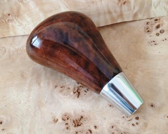 Toyota Walnut Burl Wood Shift Knob, Gear Shifter Interior Restoration M8x1.25, Fits Land Cruiser 4Runner Camry Avalon Corolla