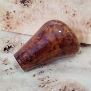 Mazda Manual Shift Knob – Dark Maple Burl Wood | Handmade M10×1.25 Thread Gear Knob for Mazda 3/5/6/CX‑5