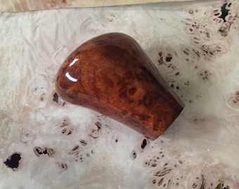 Lexus Dark Burl Wood Pull-UP Reverse Lockout Manual Shift Knob | Handmade Real Wood Gear Selector, Thread Size M12x1.25
