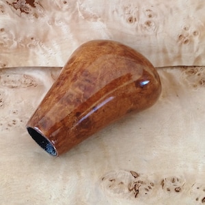 Burl Wood Gear Knob for Ford Mustang: Handmade Manual Shifter Upgrade