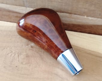 TOYOTA Handmade Light Walnut Maser Schaltknauf für Automatikgetriebe M8x1.25: Hochglanz Epoxy Finish