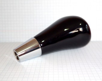 Piano Black Burl Wood Shift Knob: Lexus, Toyota, Mazda, Acura (8X1.25 Tread)