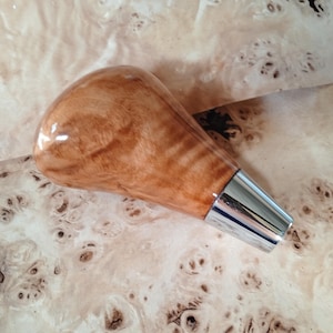 Toyota Rose Burl Wood Shift Knob | Real Wood Handmade Limited Edition (Only 1) | Fits Tacoma, Land Cruiser, Corolla, Verso (Auto M8×1.25)