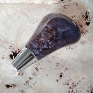 LEXUS Black Ash Burl Wood Gear Shift Knob M8X1.25 for Automatic Transmission