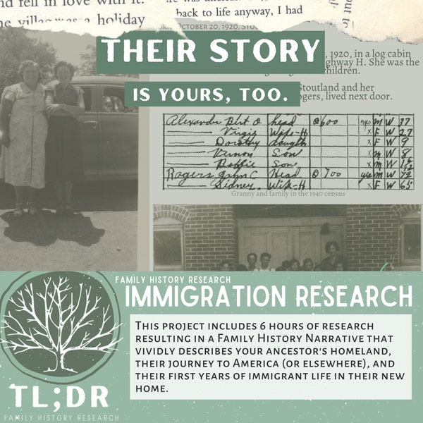 Your Ancestor's Immigration | Genealogy & Family History Research
