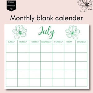 Calendário em branco|Calendário de parede 2025|Calendário diário em branco|Calendário semanal em branco|Calendário em branco para impressão|Calendário mensal em branco