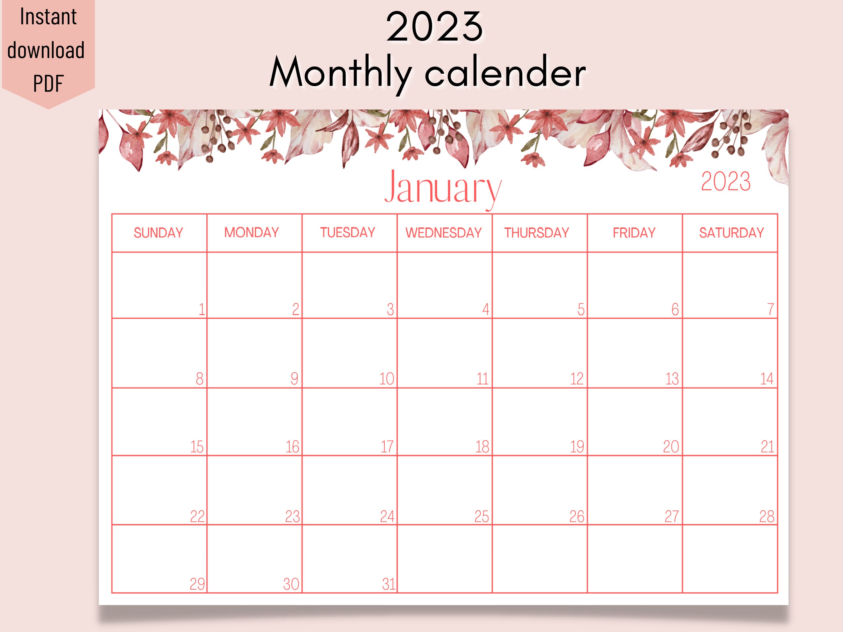 blank-calendar-20232023-calendar-printable2023-wall-calendar2023