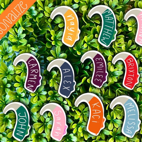 Personalized Name Hearing Aid Sticker Multiple Colors Phonak Etsy