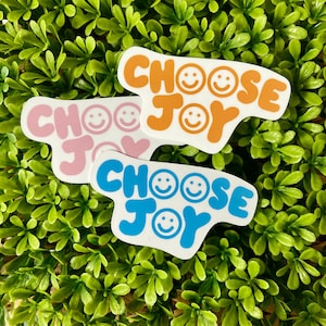 Choose Joy Sticker | Positive Bright Sticker, Joy Sticker, Choose Joy Sticker, Be joyful, smile