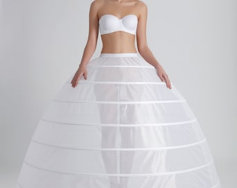 Hochzeitskleid-Petticoat/ Flauschiges Prinzessinnen-Modell, Petticoat Hoops and Bones/ Unterrock P-490 cm