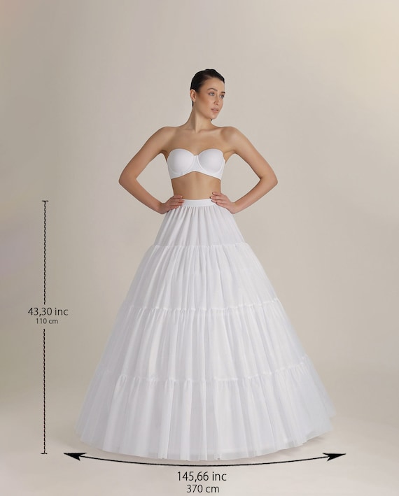 MeiLiMiYu Full Shape Petticoat 6 Hoop Skirt Ballgown India | Ubuy