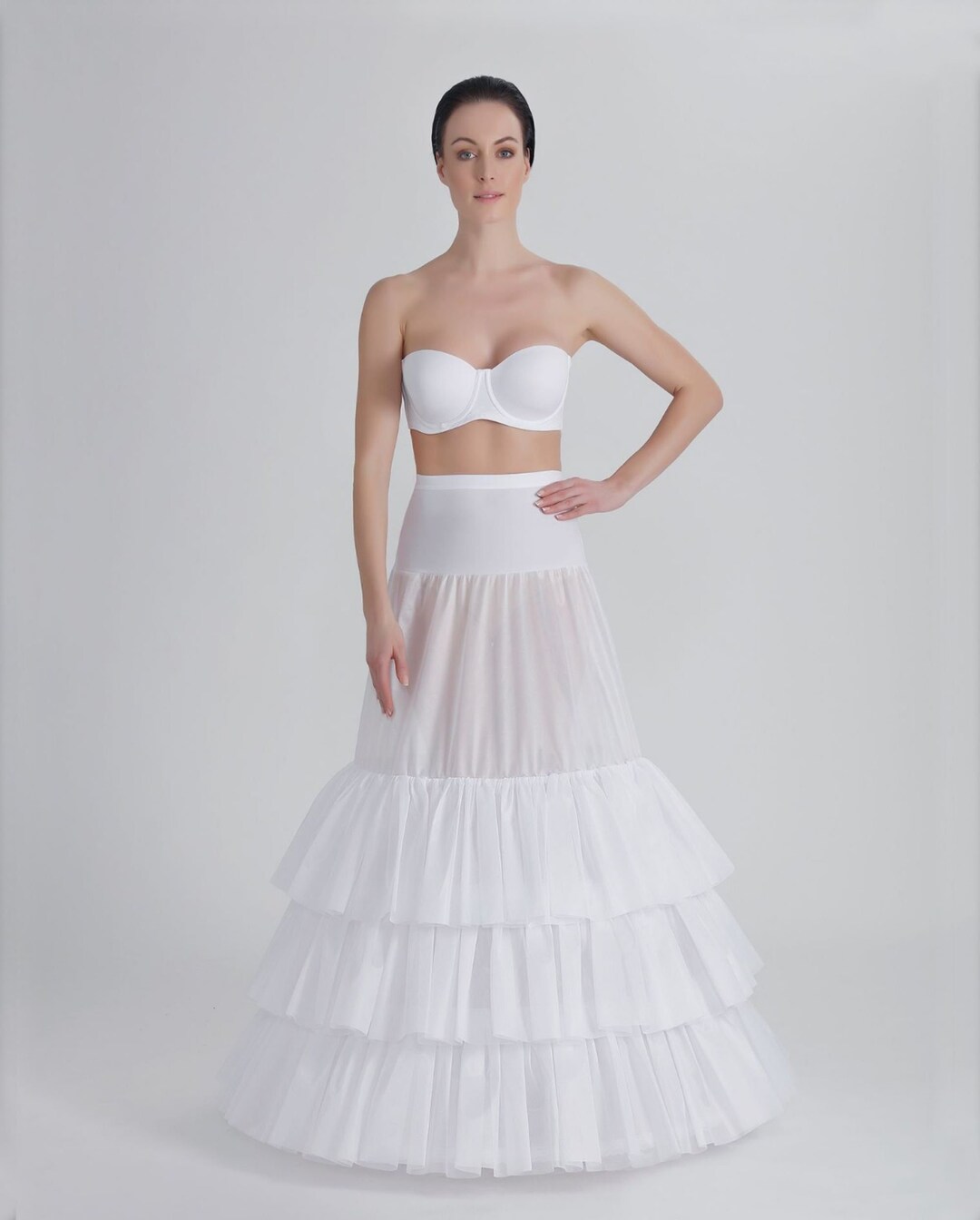 Bridal Wedding Petticoat Underskirt Ball Gown Crinoline Slip Underskirt Petticoats main image 0