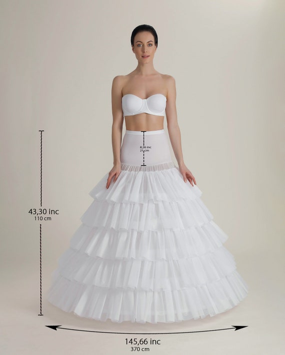 Jupon queue de pie pour robe de mari e robe de mari e Crinoline
