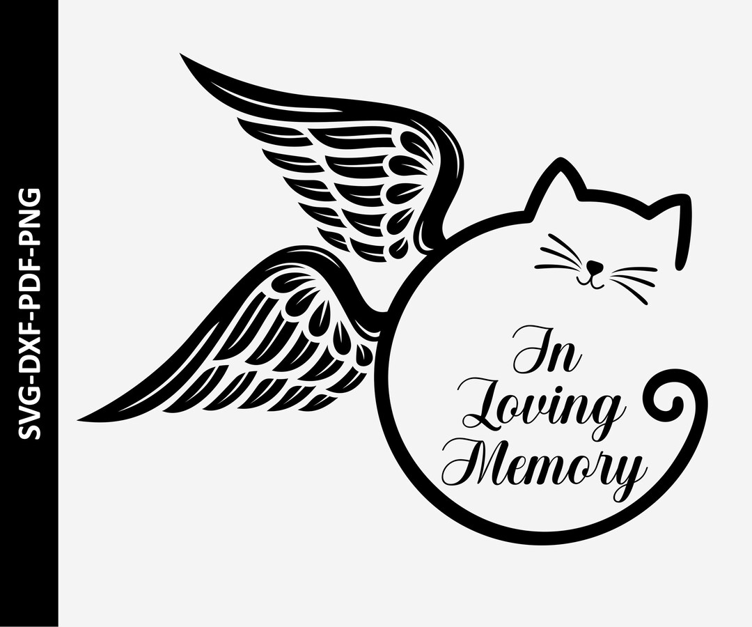 Cat Memorial Svg Cat Memorial Frame SVG File for Cricut Etsy
