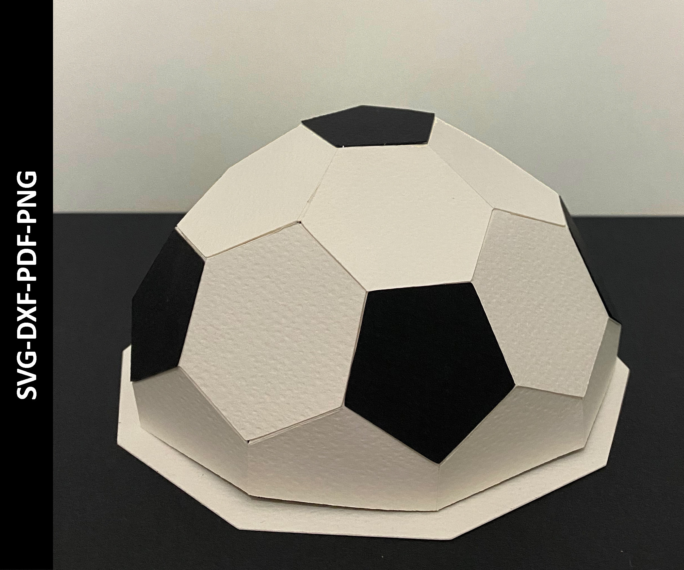 Soccer Ball Gift Box Svg 3D Soccer Ball Svg Football Ball Etsy