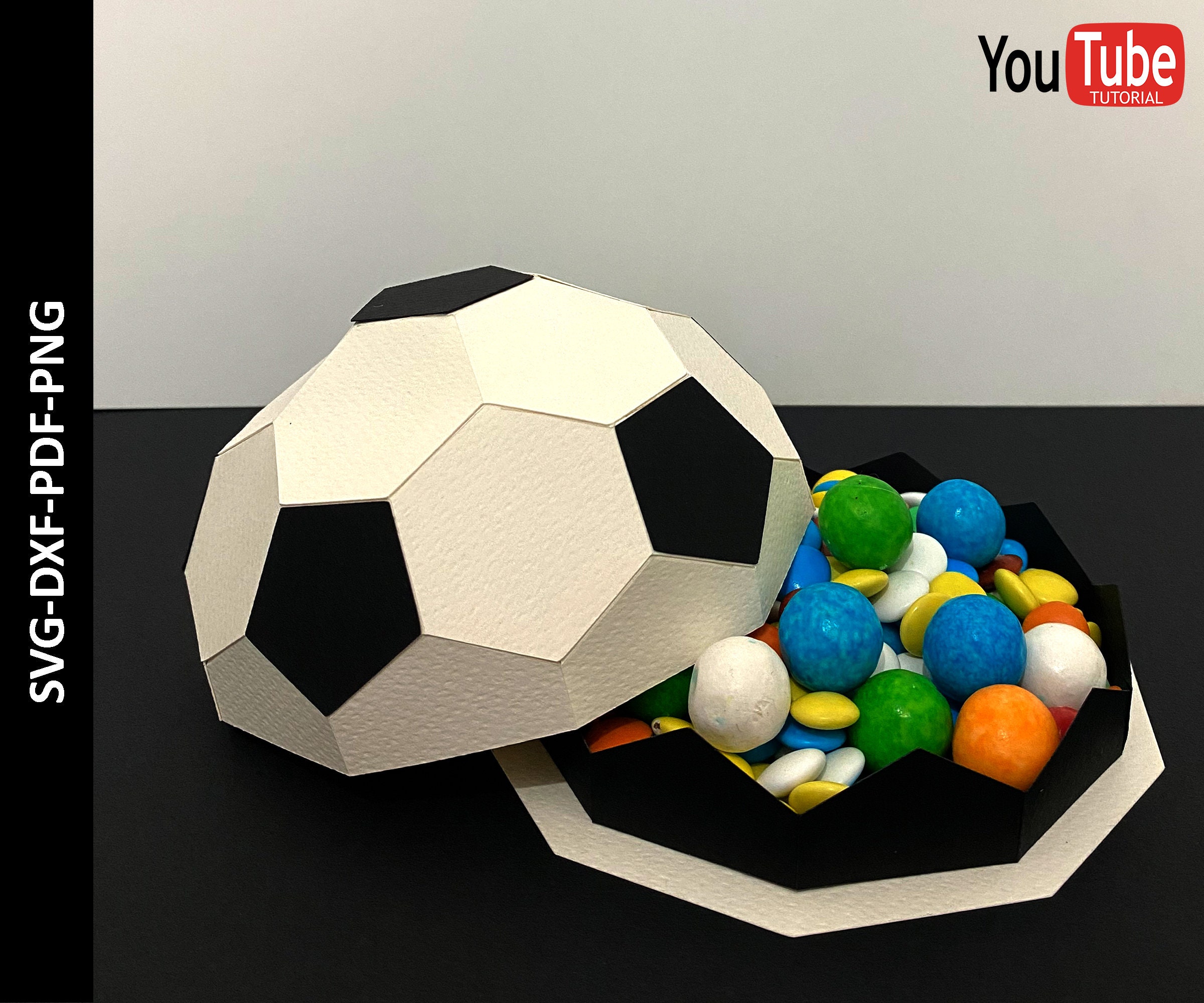 Trophée 3d Avec Ballon De Football Et Coffret Cadeau Jeu De Football Et  Récompense En Or Ai Générative