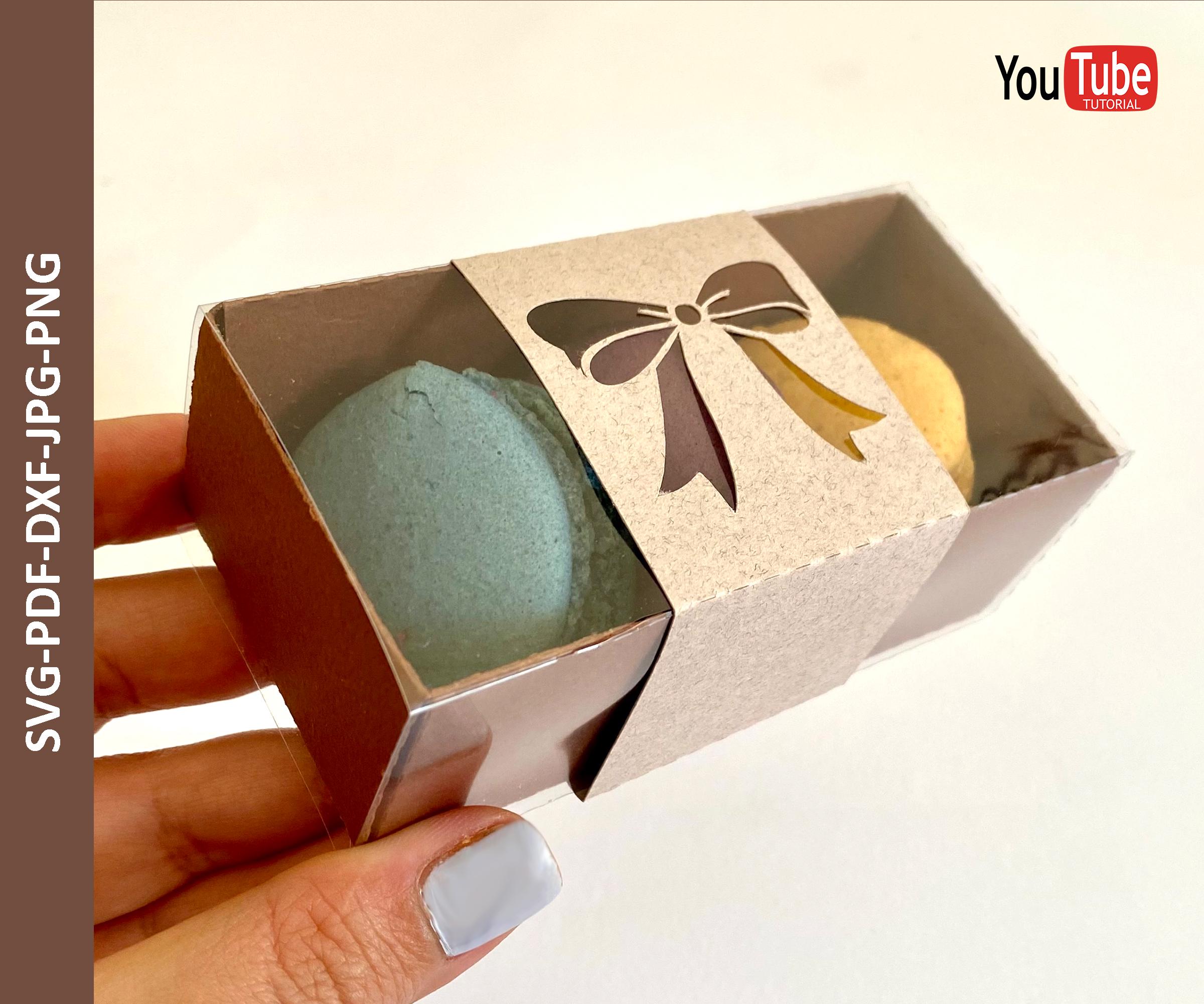 Scatole per macaron in PVC - 6 macaron - Meilleur du Chef