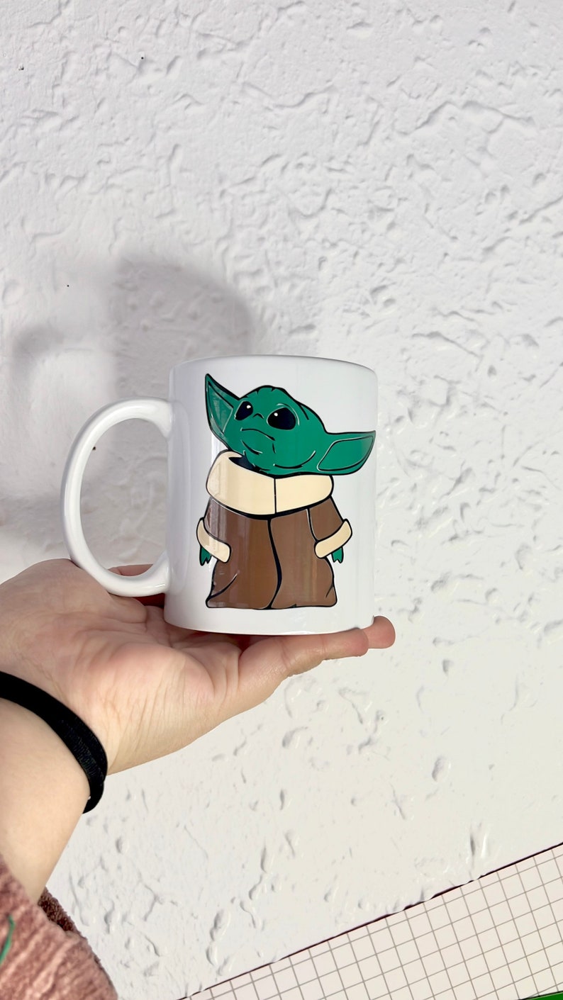 Baby Yoda Cup Etsy