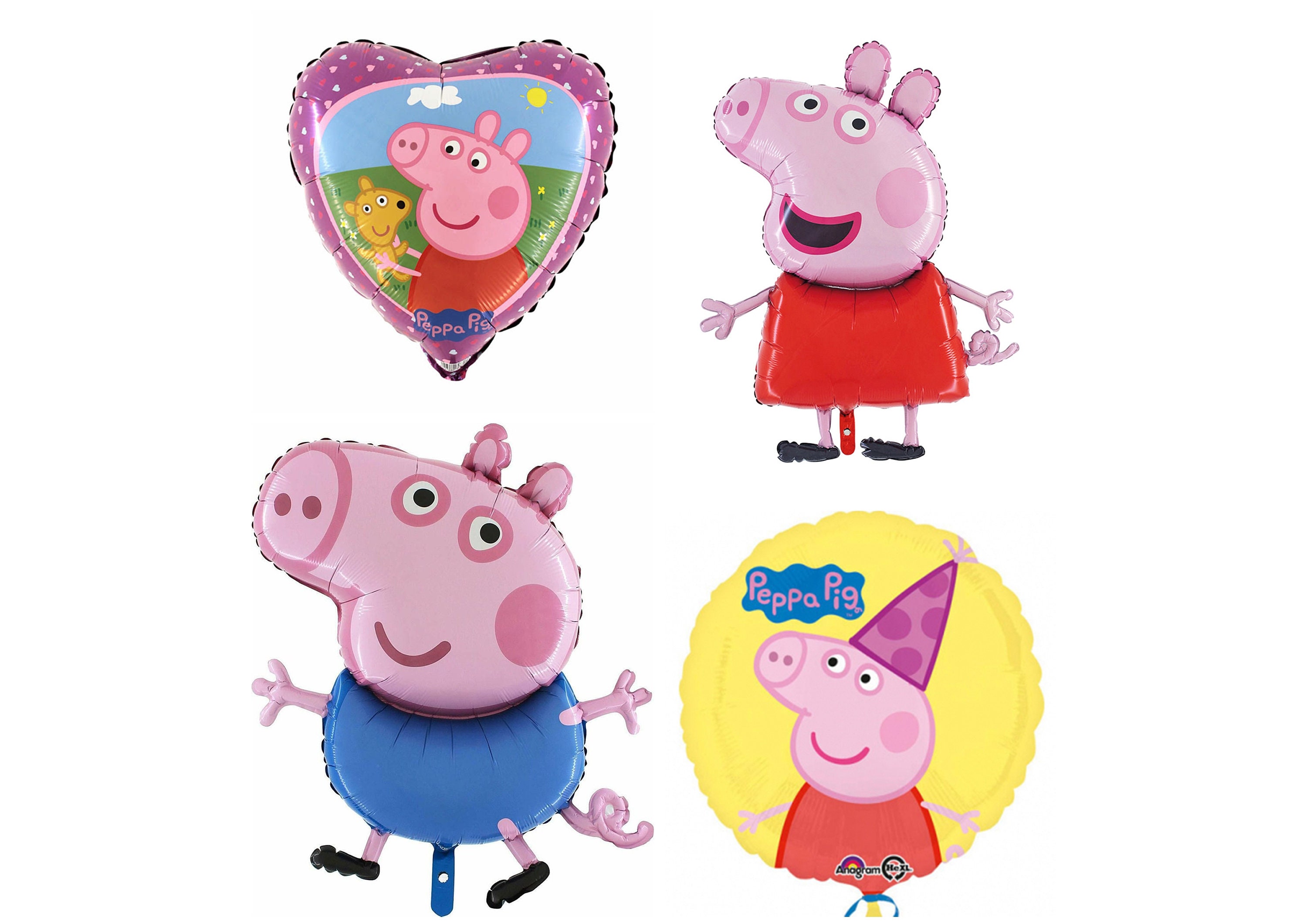 Folienballon In Herzform, Peppa Pig, 38cm X 39cm - Foto 7