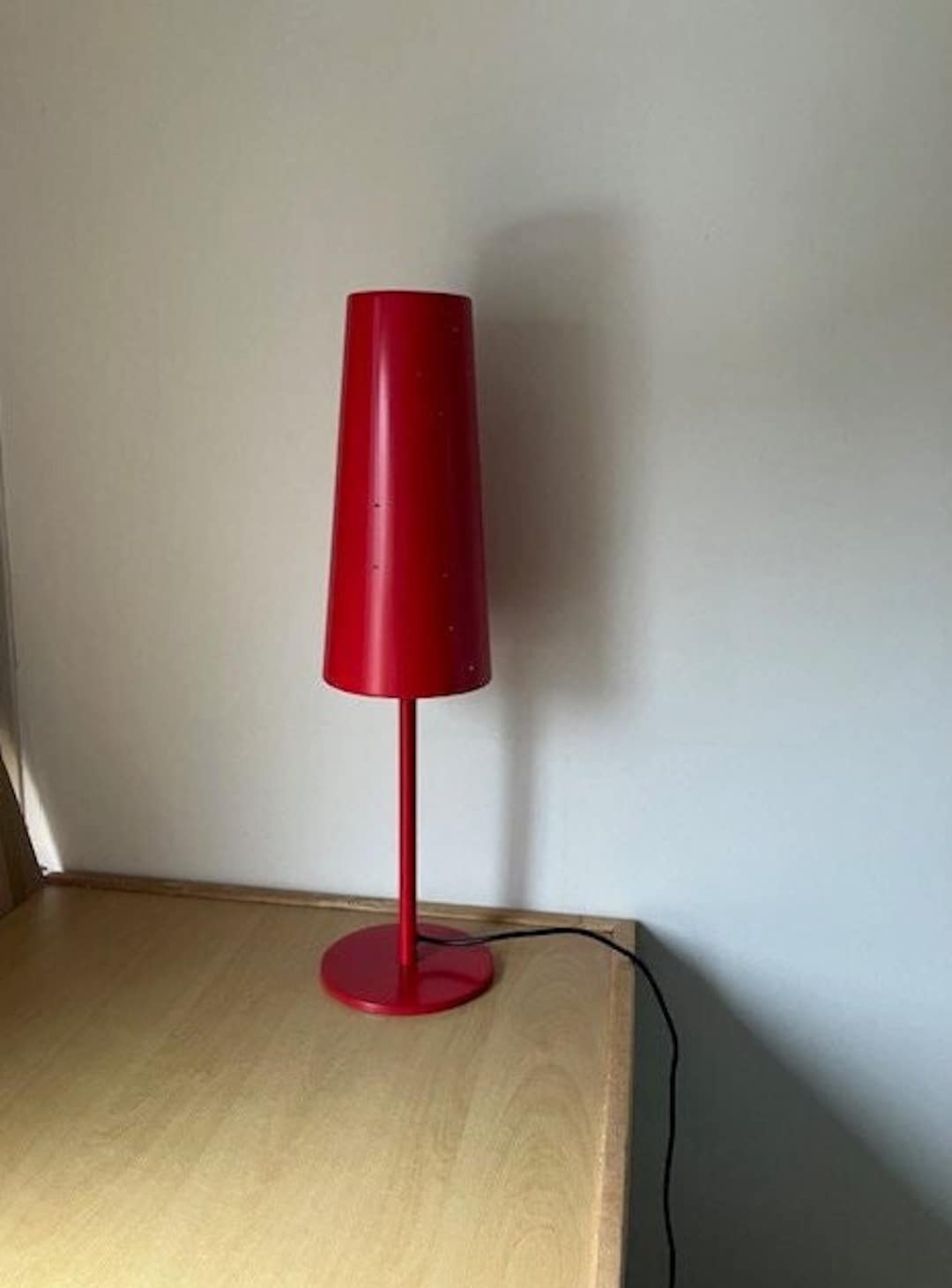 Ikea Tallvik Table Lamp Red - Etsy