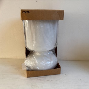 NEW Ikea Lykta table lamp, in original packaging, white
