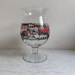 Beer glass, Duvel, art collection, Denis Meyers