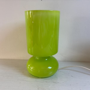 Ikea Lykta table lamp, apple green