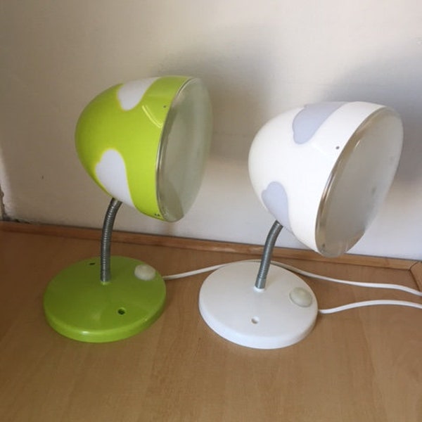 Ikea Skojig lampe nuage vert et blanc / applique