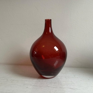 Ikea Salong vase design by Johanna Jelinek, red