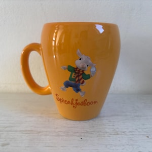 Chocomel mug, backside decorated with an Efteling character, fairytale tree