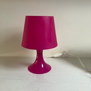 Ikea lampan pink deals