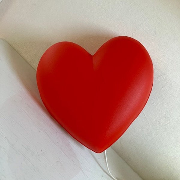 Ikea Red Heart Light Etsy