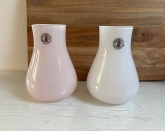 IKEA Salong 花瓶、Johanna Jelinek デザイン、白い曇りガラス - Etsy 日本