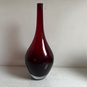Ikea Salong vase design by Johanna Jelinek, red