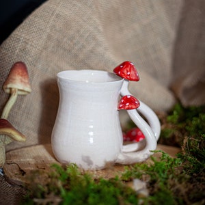 Mug champignons / tasse / céramique image 1