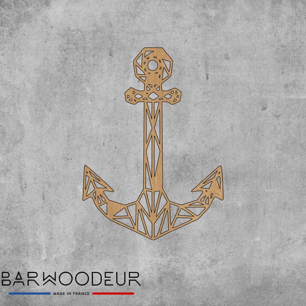 Décoration murale loisirs "Anchor" en bois