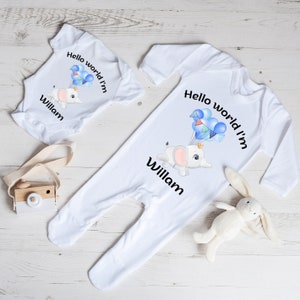 Newborn Baby Personalised, Clothes, Baby gift, Personalised Baby Vest, New Baby, Newborn Keepsake, Personalised bib, Personalised blanket