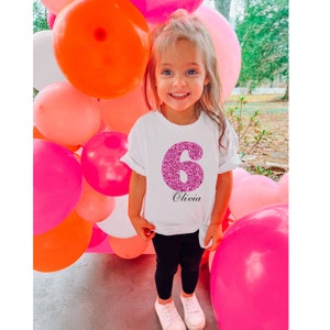 Amazing Personalised tshirt, Birthday tshirt, Personalised Birthday tshirt, Birthday keepsake, Girl birthday top