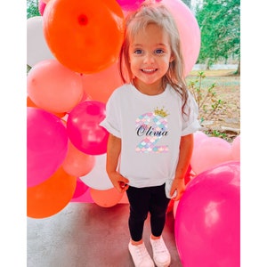 Cute Personalised tshirt, Birthday tshirt, Personalised Birthday tshirt, Birthday keepsake, Girl birthday top
