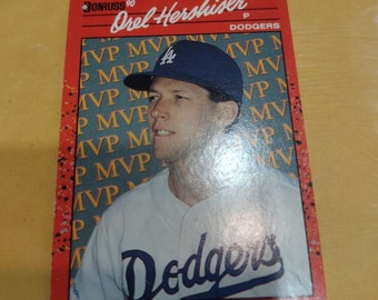 1990 donruss orel hershiser la dodgers card# bc-5