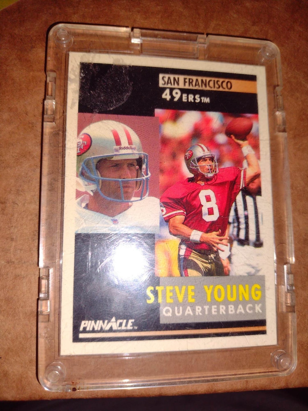 1991 Pinnacle Steve Young Card 201 San Francisco 49ers Etsy