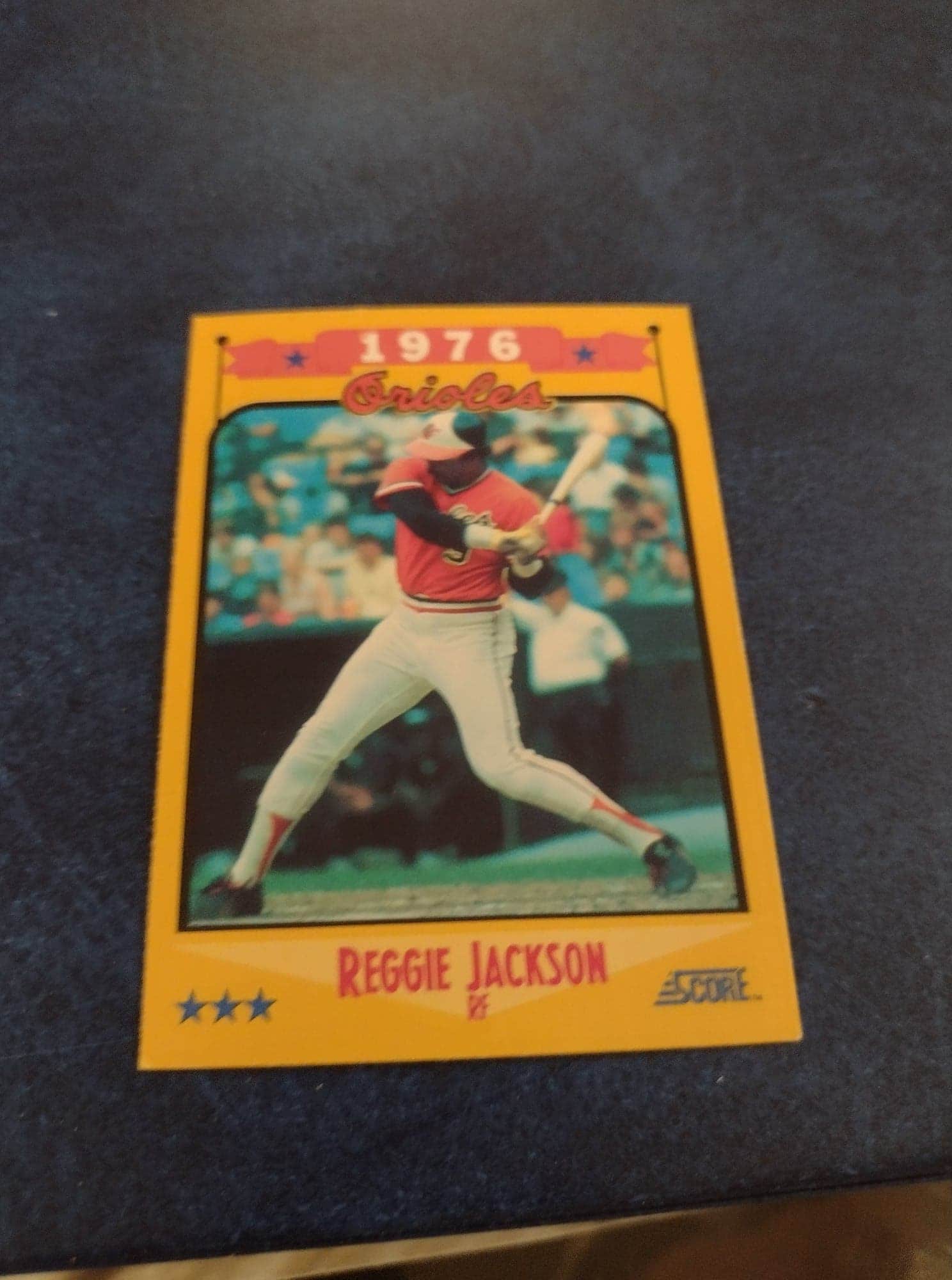 87 Score Card 501 of 660 Reggie Jackson Orioles in Great 