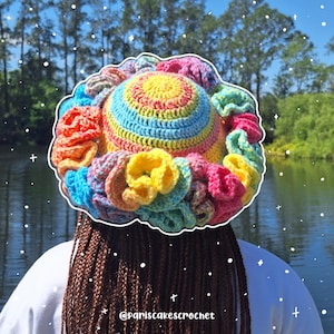 Crochet Ruffle Hat