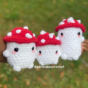 Mushie Plushie, crochet plushie, adorable, soft plush, cute mushroom, stuffed animal, handmade toy