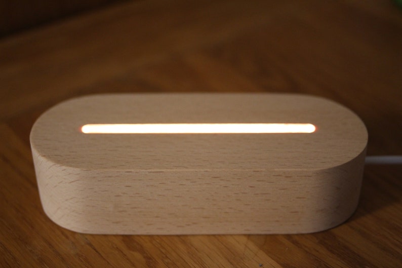 LED Gitarre als Deko oder Lampe, Holzsockel mit 10 verschiedenen Einstellungen Bild 4
