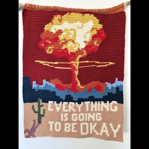 PATTERN ONLY* Fallout Inspired Apocalypse Tapestry Pattern