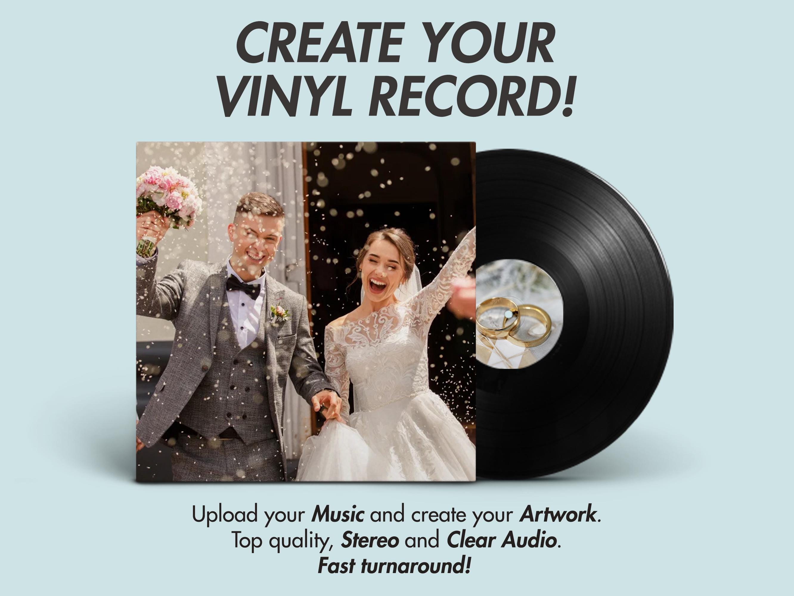 CUSTOM MIXTAPE Vinyl Record • Two Sided, Black, White