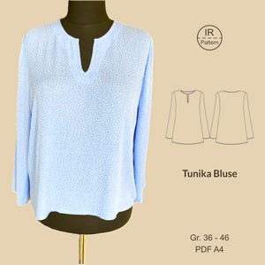 Airy tunic blouse – your summer all-rounder (sizes 36-46)